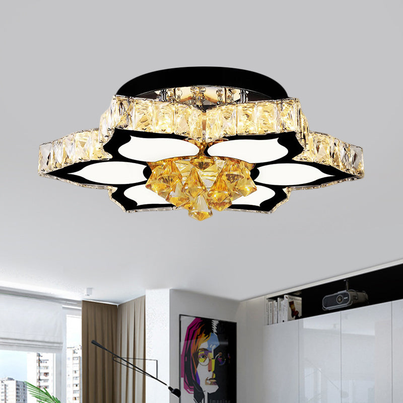 Pêche LED / fleur symétrique semi-rince
