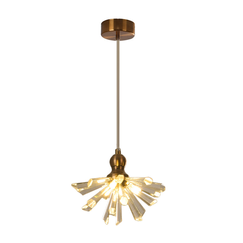 Glass Crystal Glass Crystal Sputnik Multipant Modern 3/6 Heads Sospension Lighting Freet in oro