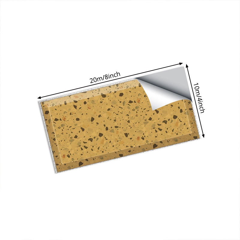 Dark Color Terrazzo Brick Wallpapers Peel and Stick Modernist Kitchen Wall Covering