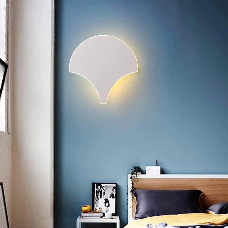Moderne oude waaiervormige muurlicht metaalgrijs grijze led wand sconce voor slaapkamer badkamer