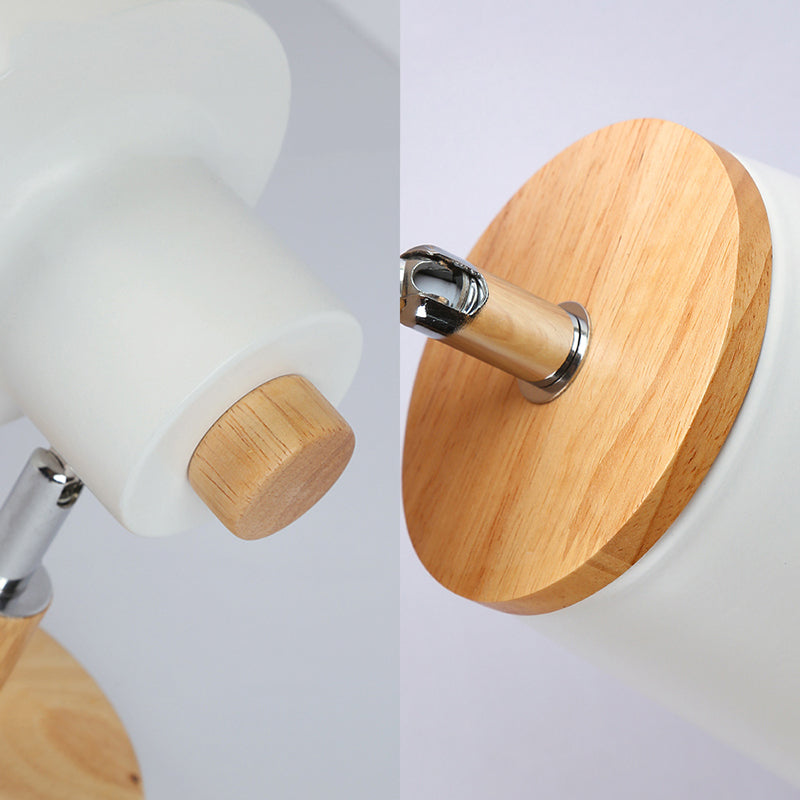 Kantoor Showroom koepelmuurlichthoek verstelbaar metaal 1 licht Noordse stijl wandlamp in het wit