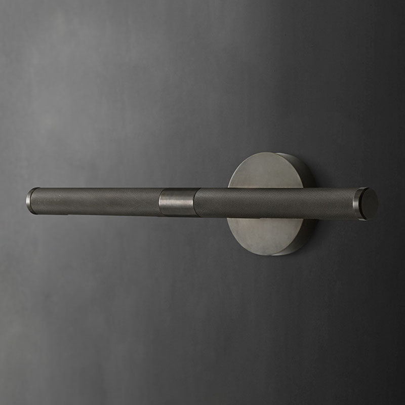 2 Lights Vanity Lighting Fixture Colonialism Linear Metal Sconce Wall Light in Black/Gold for Bathroom