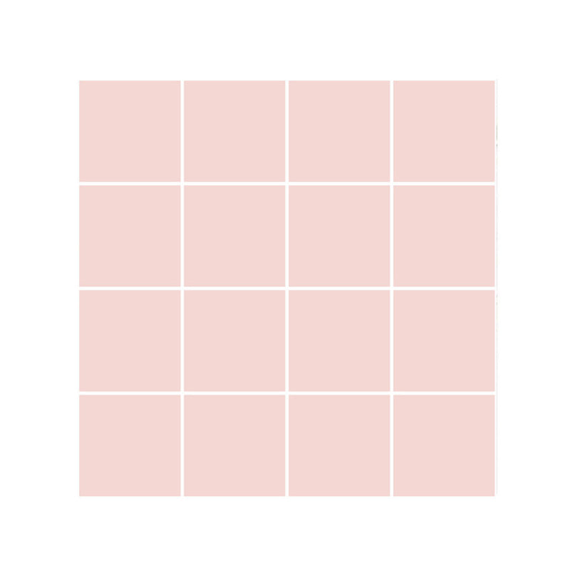 Minimalist Grid Wallpaper Panels for Kitchen 2.2-sq ft Wall Covering in Pastel Color, Easy Peel off