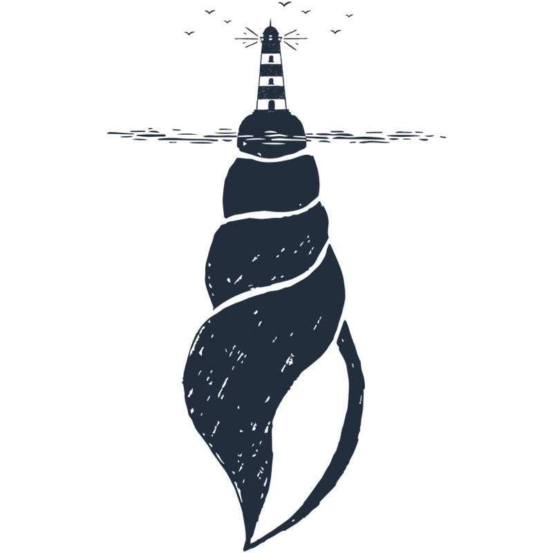 Illustration Spiral Seashell Wall Mural Large Wall Art for Home, Custom Size Available