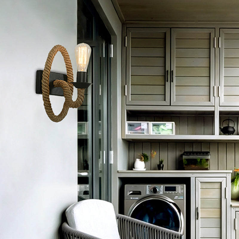 Finition noire 1 montant mural d'éclair