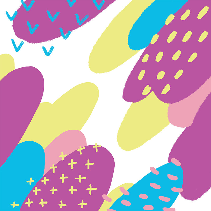 Gull and Mountain Painting Mural Wallpaper Purple Childrens Art Wall Decor, Non-Woven