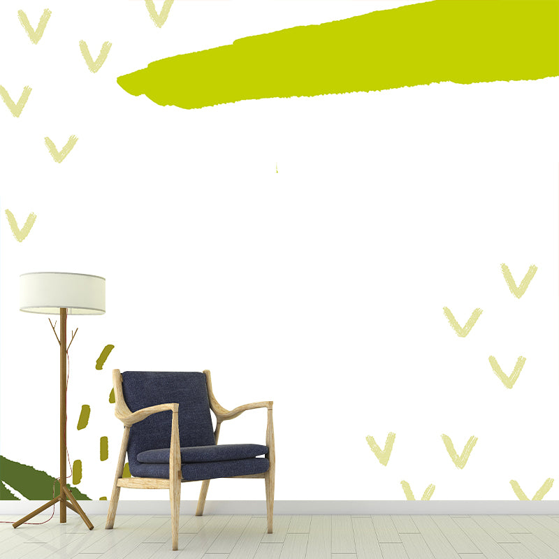 Green Grassland Wall Paper Mural Waterproofing Childrens Art Bedroom Wall Covering