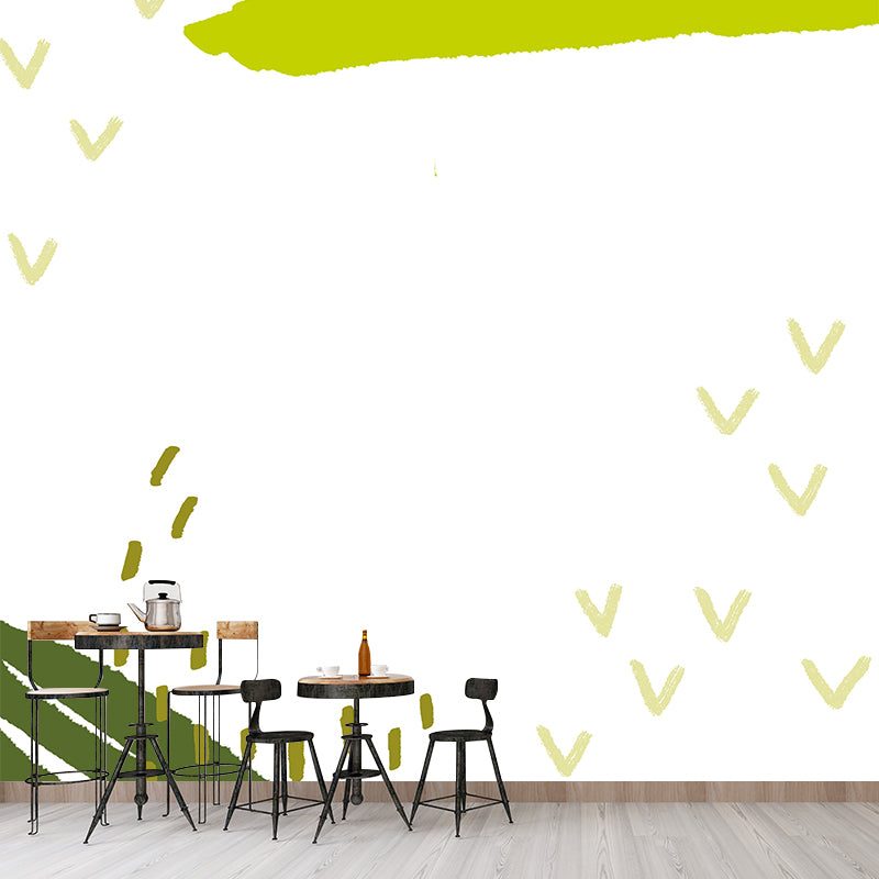 Green Grassland Wall Paper Mural Waterproofing Childrens Art Bedroom Wall Covering