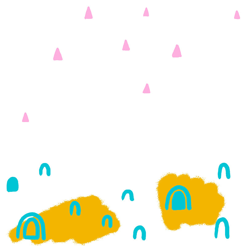 Waterproofing Abstract Wall Mural Childrens Art Non-Woven Fabric Wall Decor, Made to Measure