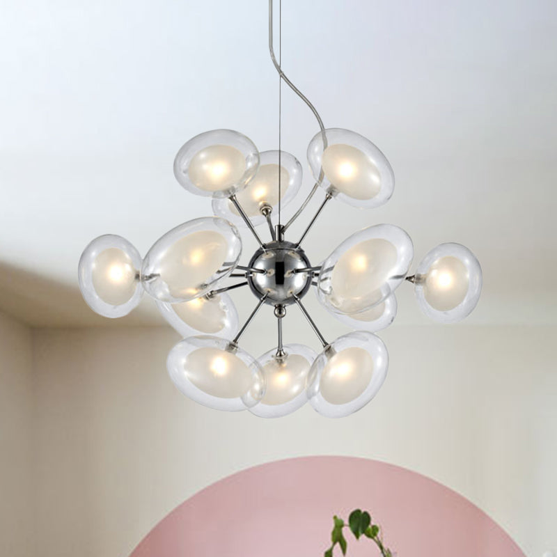 Fun a sospensione del lampadario appeso modernista a doppio oblato