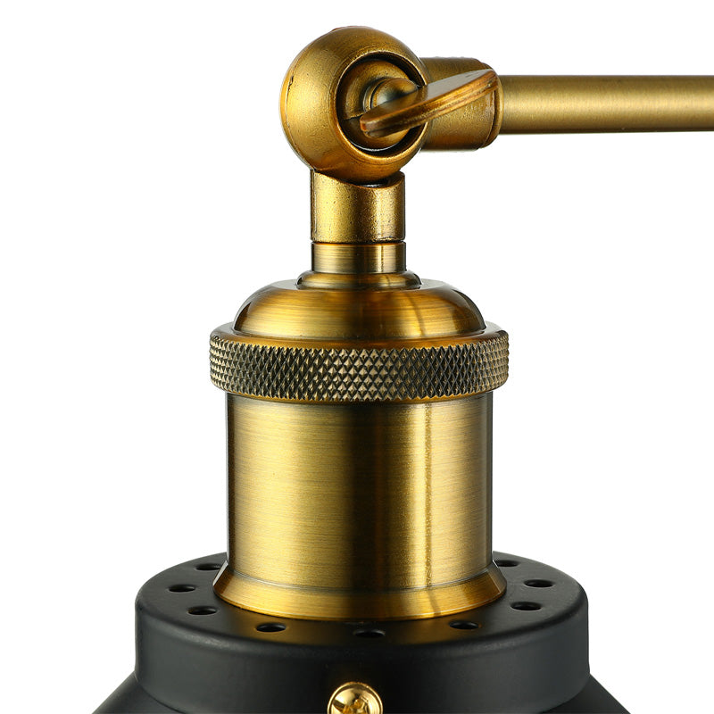 Lumière murale conicale conique 1 tête de tête de montage métalle