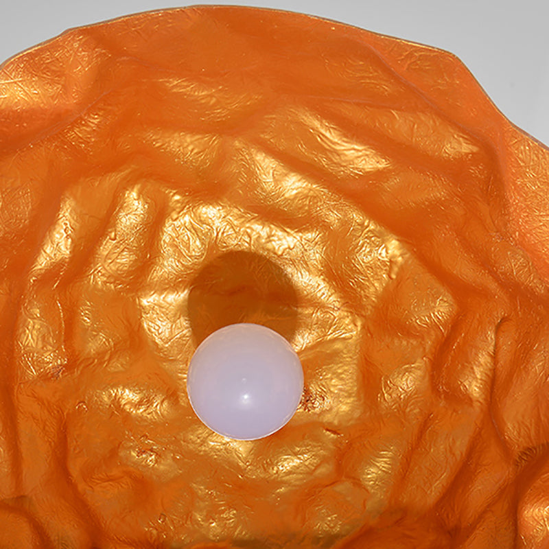 Metallic Domed Hanging Ceiling Light Loft Style 16"/19.5" Dia 1 Light Living Room Pendant Light Fixture in Black/White