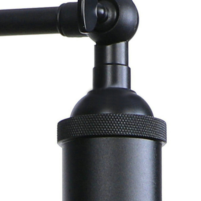 Black/Rust 1 a parete per parete da parete Farmhouse Style Front Stiro conico Regolabile SCONCI