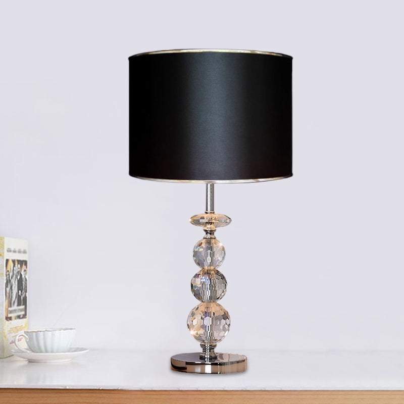 Éclairage de table de globe en cristal biseau