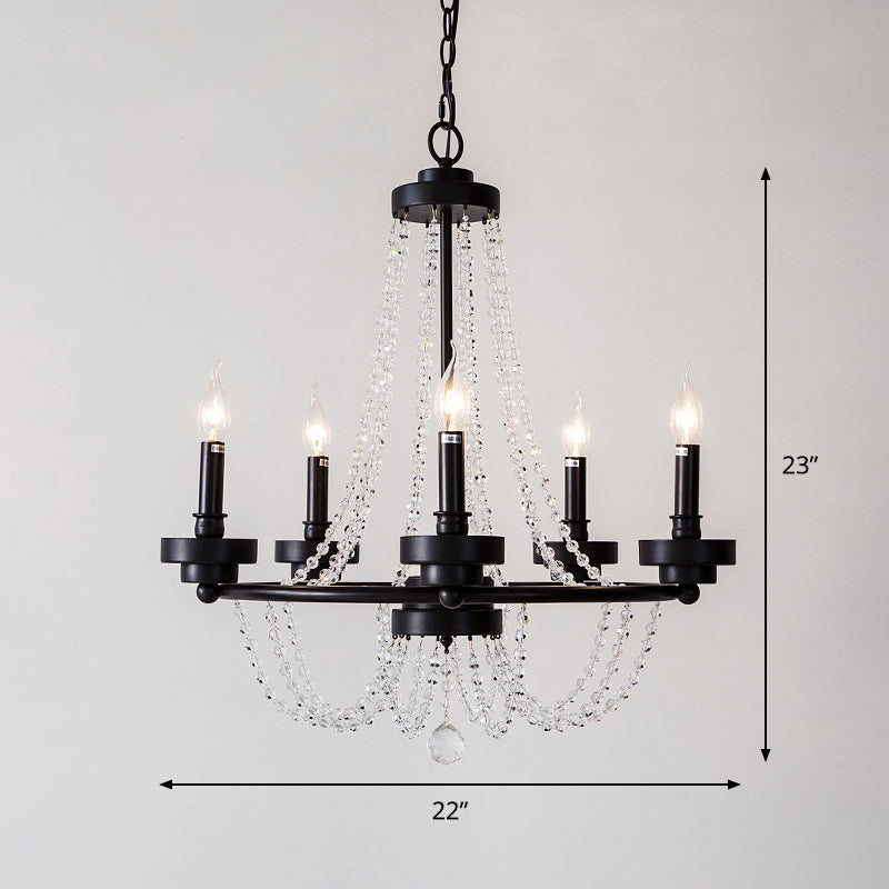 LAMPE MÉTALLIQUE LAMPE SUSPENSION DE RETRO 5-LIGHT CHANDELIER PROST DE LA PLUS