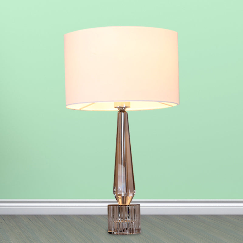 1 lampe de table de nuit ombragée de tête