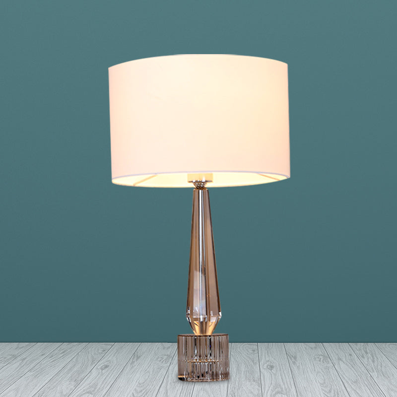 1 lampe de table de nuit ombragée de tête