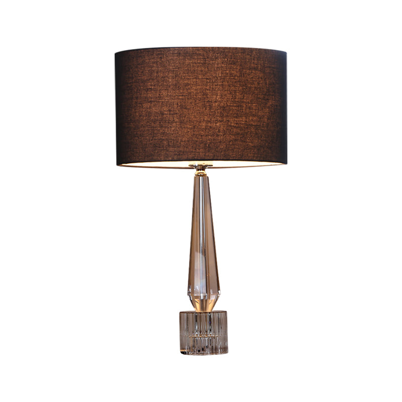 1 lampe de table de nuit ombragée de tête