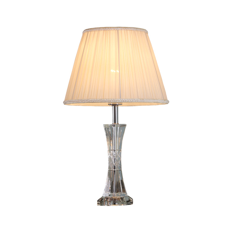 Tableau de tissu à lampe à lampe plissée Conte