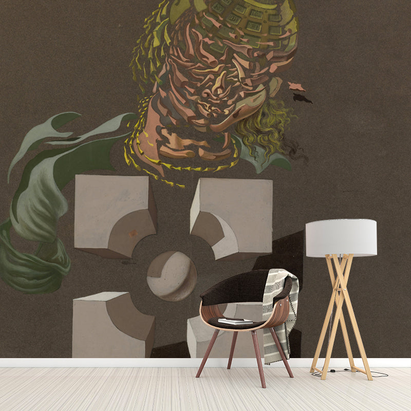 Exceptional Man-Shape Painting Mural for Home Salvador Dali Artwork Wall Decor, Custom Print