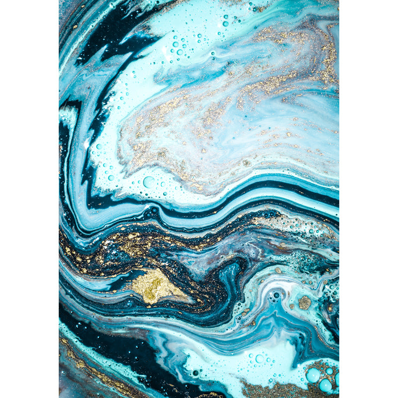 Realistic Waves Pattern Wall Mural for Living Room Sea Water Wall Decor, Custom Made