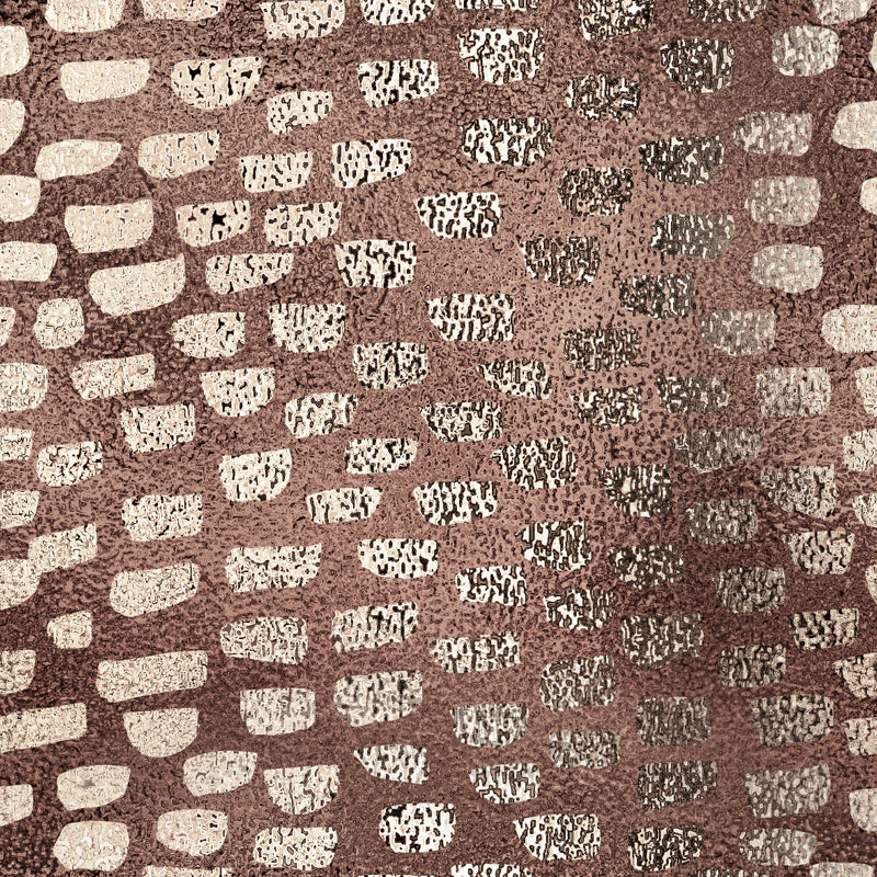 Modernist Spots Foil Wall Mural for Bedroom Personalized Wall Art in Pastel Color