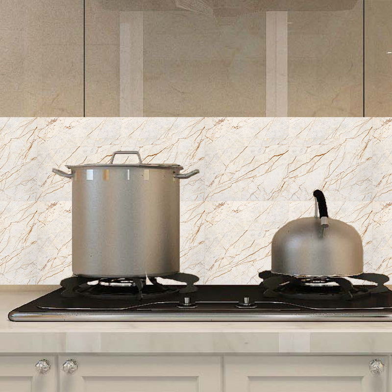 Peel and Stick Marble Wallpapers 18 Pieces PVC Contemporary Wall Covering for Accent Wall