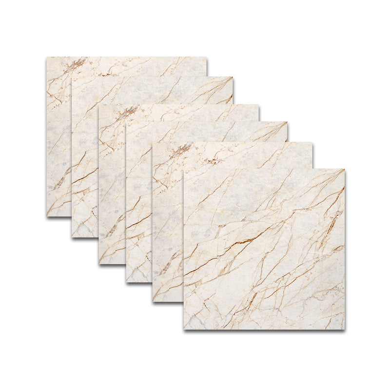 Peel and Stick Marble Wallpapers 18 Pieces PVC Contemporary Wall Covering for Accent Wall