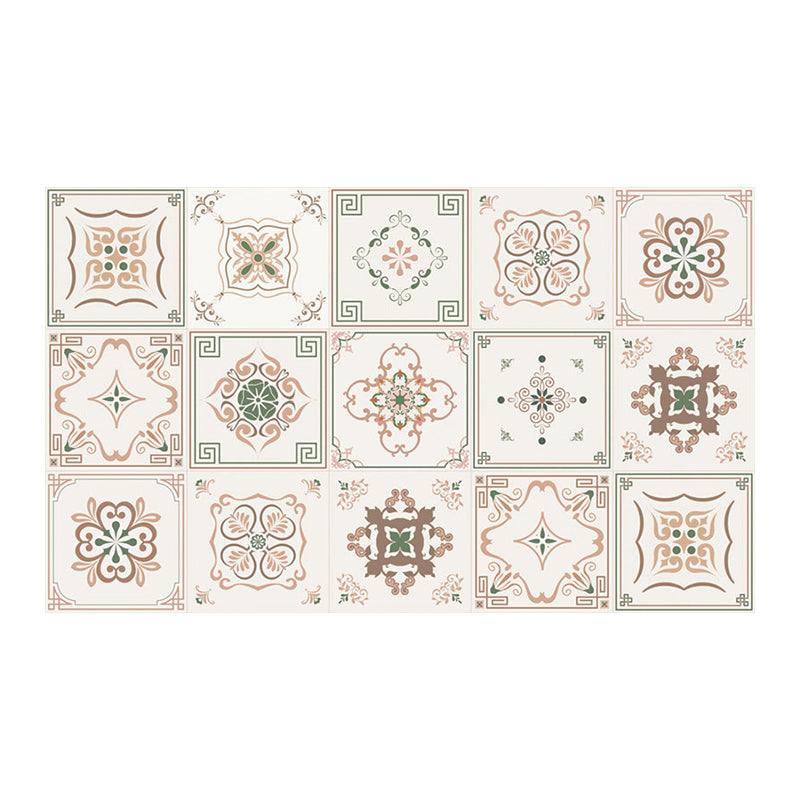 Boho Chic Quatrefoil Wallpaper Panel Set Brown Pick Up Sticks Wall Art for Kitchen