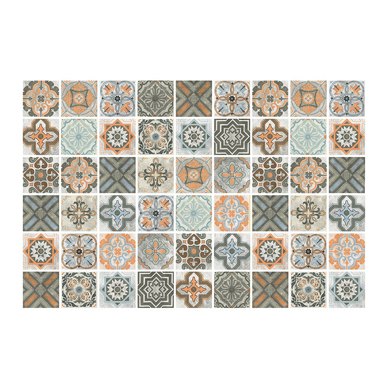 Light-Color Flower Adhesive Wallpapers Easy Peel off Bohemian Kitchen Wall Decor