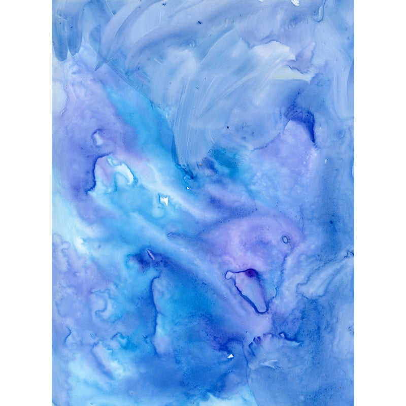 Abstract Watercolor Painting Mural Modern Washable Living Room Wall Art, Custom Print