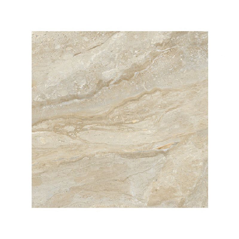 Brown Marble Wallpaper Panel Set Stick On Minimalist Dining Room Wall Art, 12' x 12"