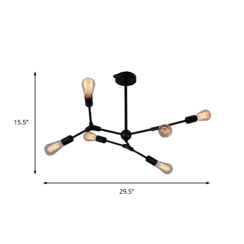 Lampadario per camera da letto 6/8/9 LUCI CON IMPOSTO MODERNISTA MODERNISTA MODERNISTA METTAGLIA