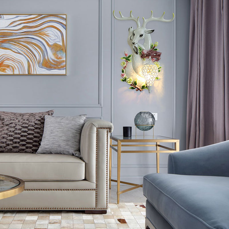 Éclairage d'éclairage d'éclairage mural à nuée à cristal transpare