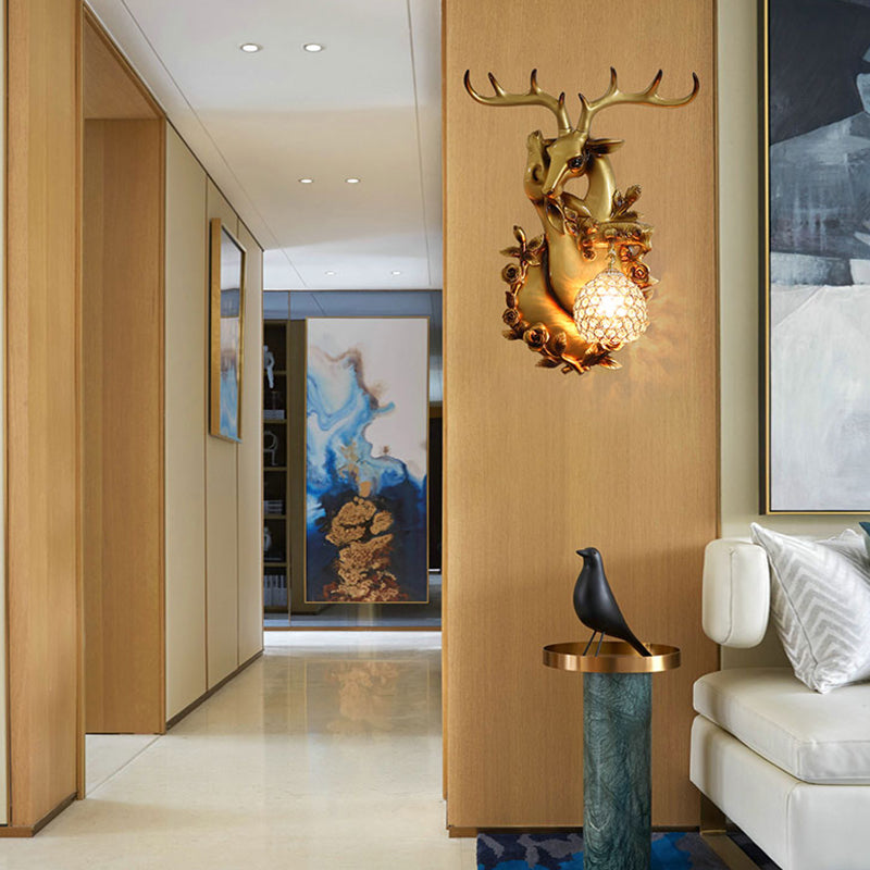 Éclairage d'éclairage d'éclairage mural à nuée à cristal transpare