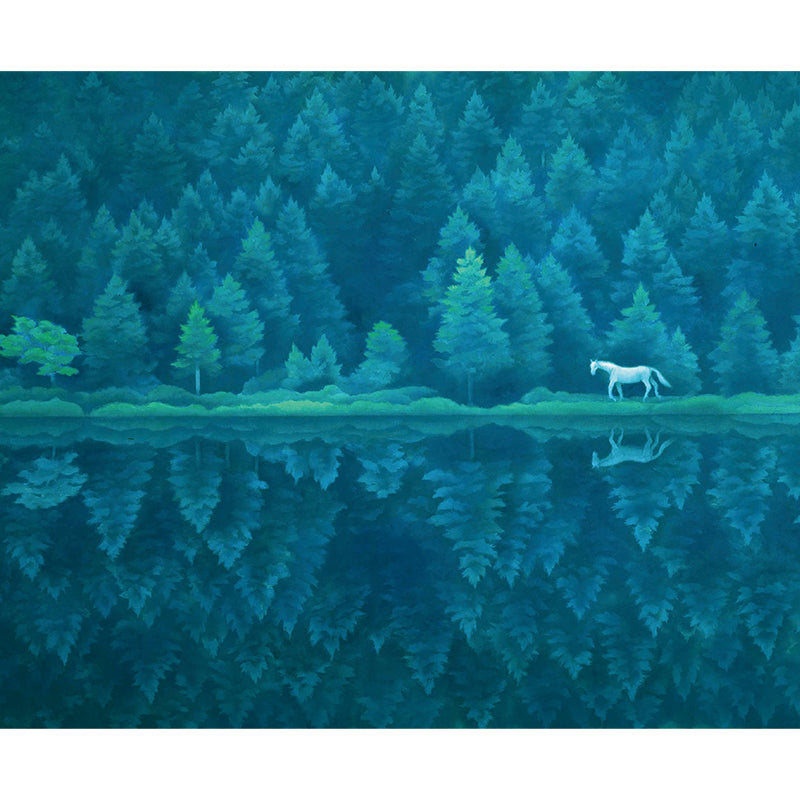 Jungle Mural Wallpaper Modern Decorative Boys Room Wall Art, Custom Size Available