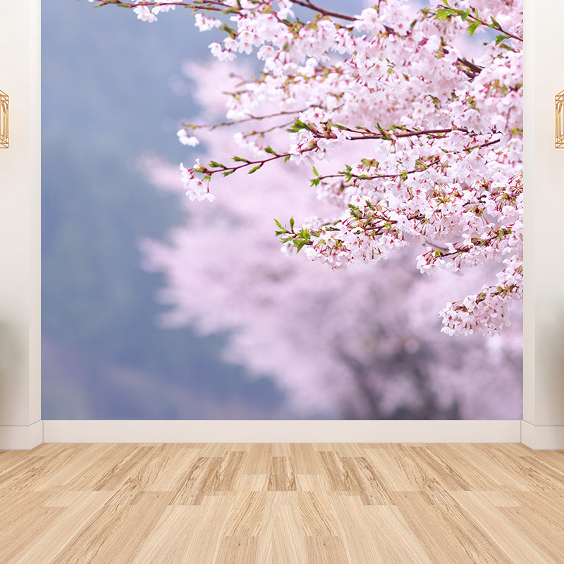 Water Resistant Floral Design Mural Decal Non-Woven Modern Wall Art for Wall Interior