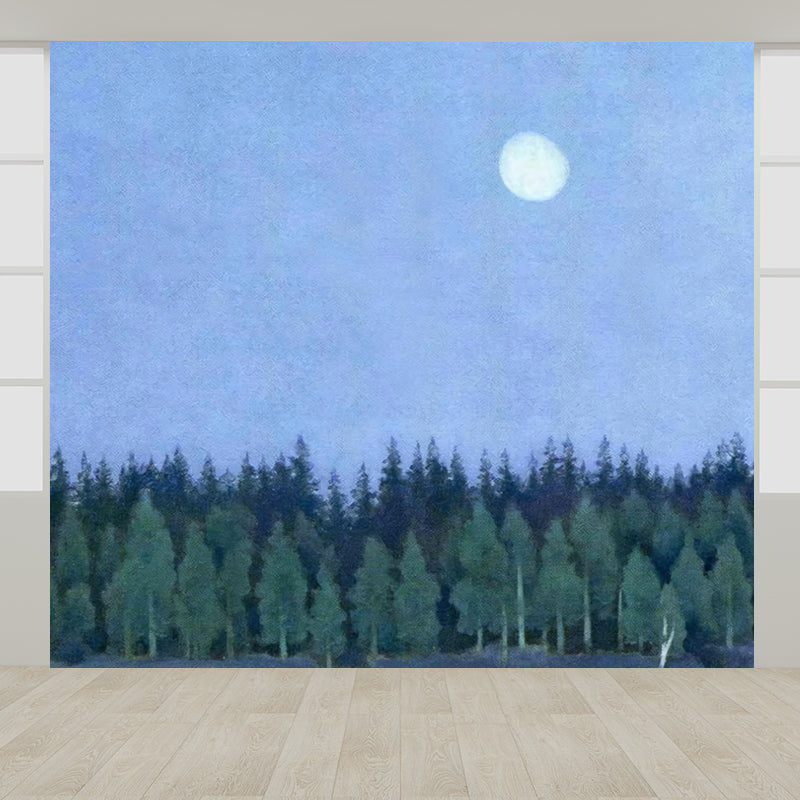 Whole Field Woods Mural Decal Stain Resistant Contemporary Kitchen Wall Covering