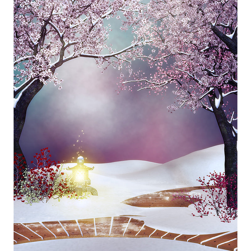 Whole Flower and Snowfield Mural Wallpaper for Wall Decor Modern Boys Room Wall Art