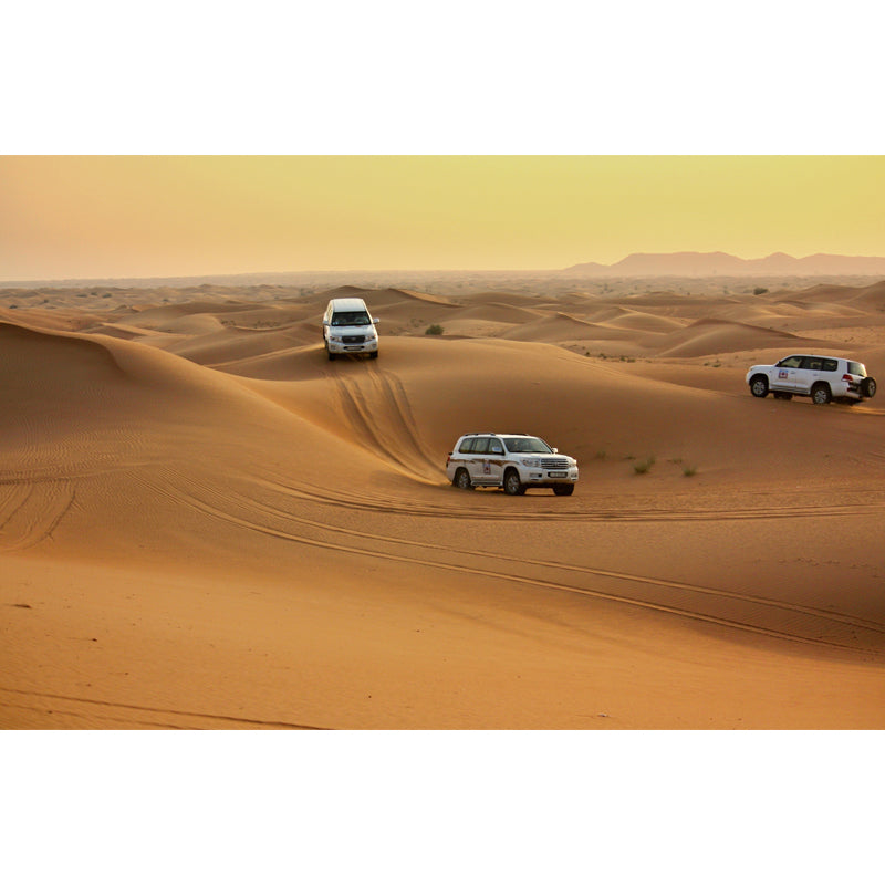 Desert Driving Adventure Mural Wallpaper Modern Moisture Resistant Boys Room Wall Art, Custom