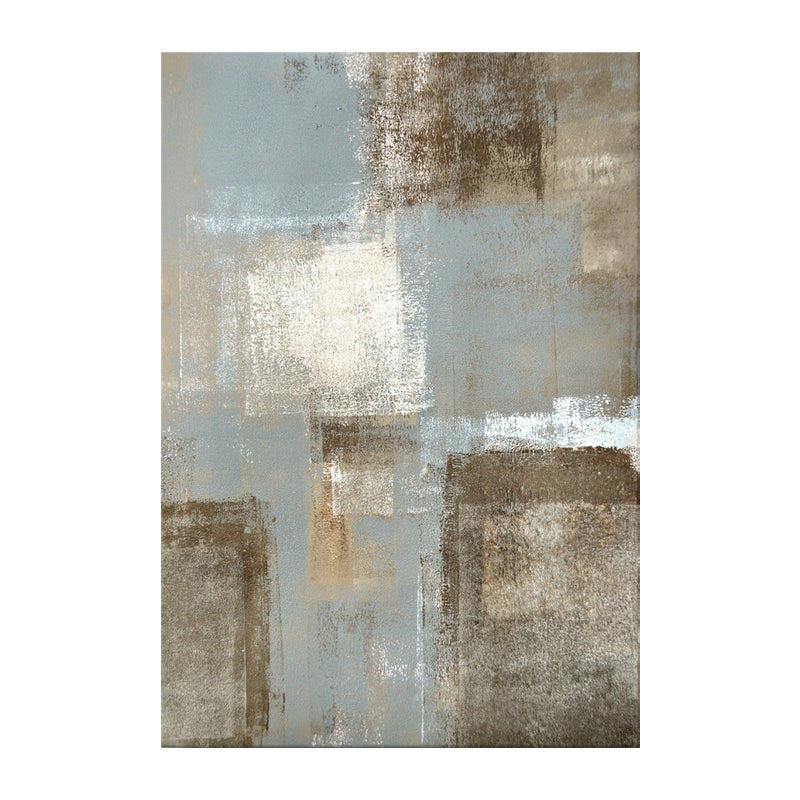 Textured Distressed Painting Canvas Print Contemporary Wall Art for Living Room