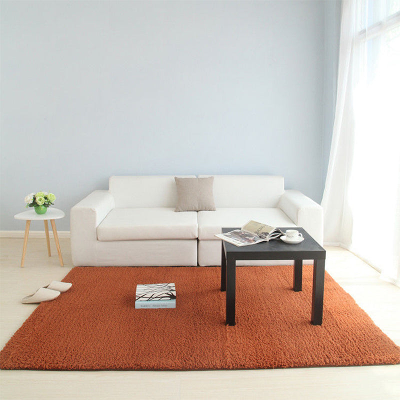 Khaki et café moderne tapis sherpa pain tapis lavable non glissant le tapis de support pour le salon