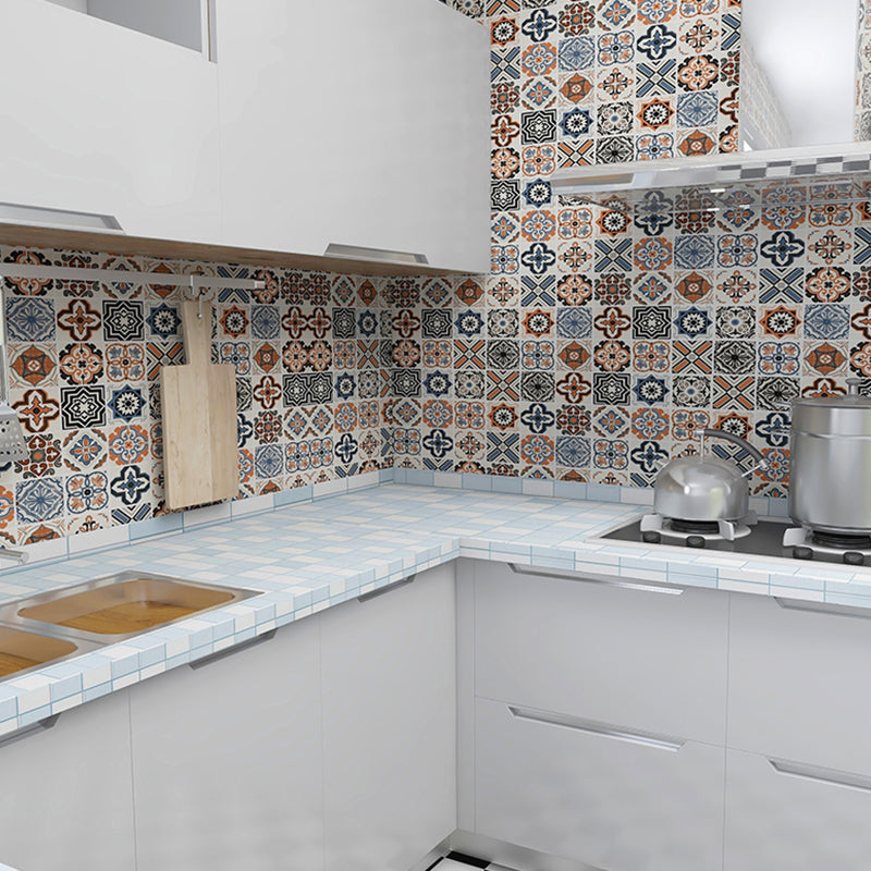 Boho Chic Flower Wallpaper Roll for Kitchen 32.3-sq ft Wall Art in Brown, Pick Up Sticks