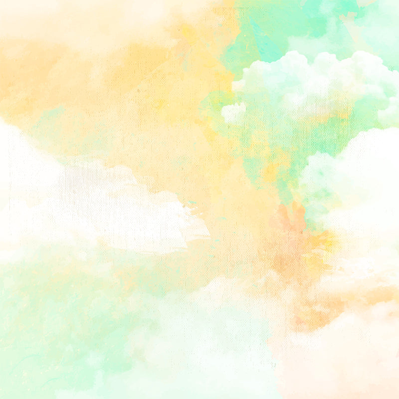 Stain Resistant Abstract Pattern Mural Non-Woven Texture Modern Wall Decor for Girls Room