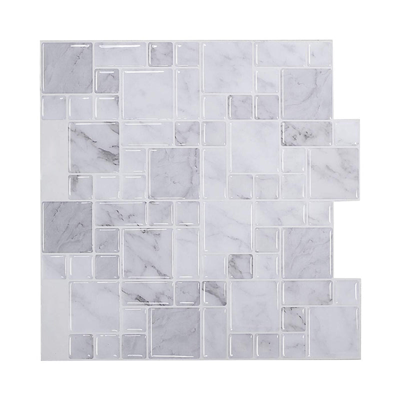 Brick Effect Wallpaper Panels Pick Up Sticks Country Kitchen Wall Art, 9.8' L x 9.8" W