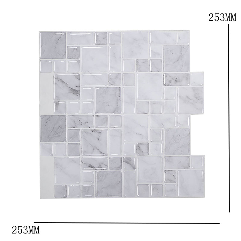 Brick Effect Wallpaper Panels Pick Up Sticks Country Kitchen Wall Art, 9.8' L x 9.8" W