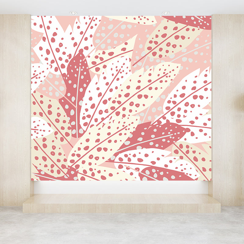 Feather Wall Mural Modern Decorative Living Room Wall Covering, Custom Size Available