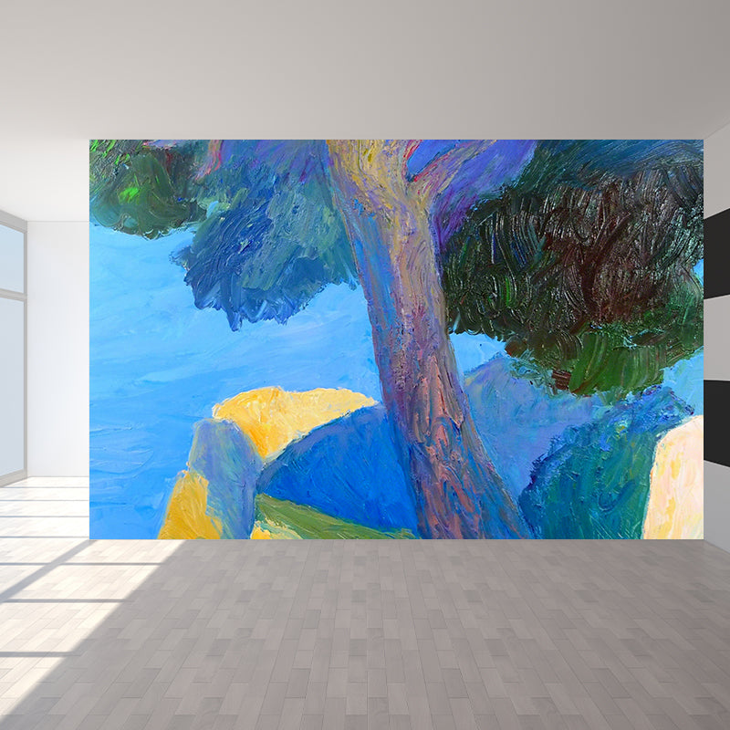 Indoor Decor Seaside Trees Mural Decal Personalized Modern Aesthetics Wall Art for Bedroom