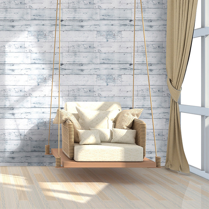 Rust Distressed Brick Wallpaper PVC Pick Up Sticks Blue Wall Decor for Dining Room