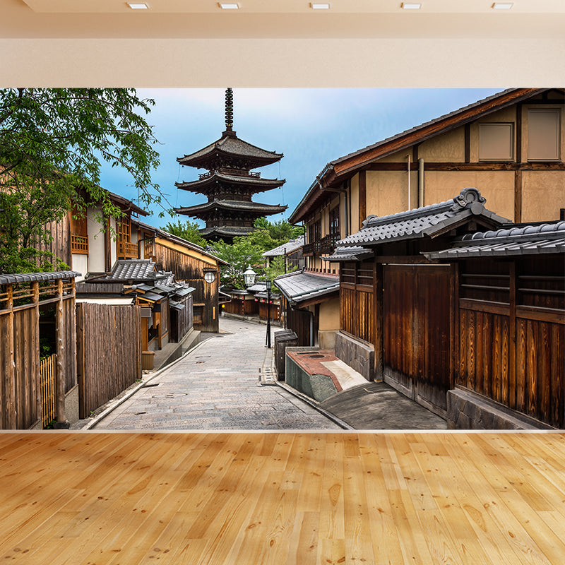 Home Decor Antique Town Mural Decal Customized Contemporary Wall Art for Kitchen